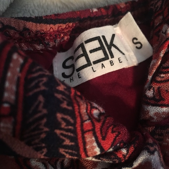 LF Seek Floral Romper With Choker SOLD - Picture 4 of 5